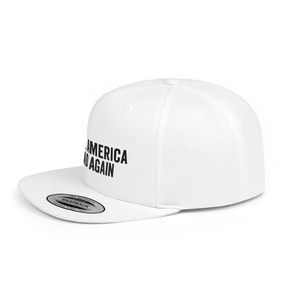 MARA Flat Bill Snapback — Onyx Design