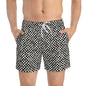 FLUX Imprinted 5-6" Inseam Swim Trunks - Onyx