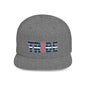 TRIBE Logo Flat Bill Snapback — Leather & Pup Pride Design