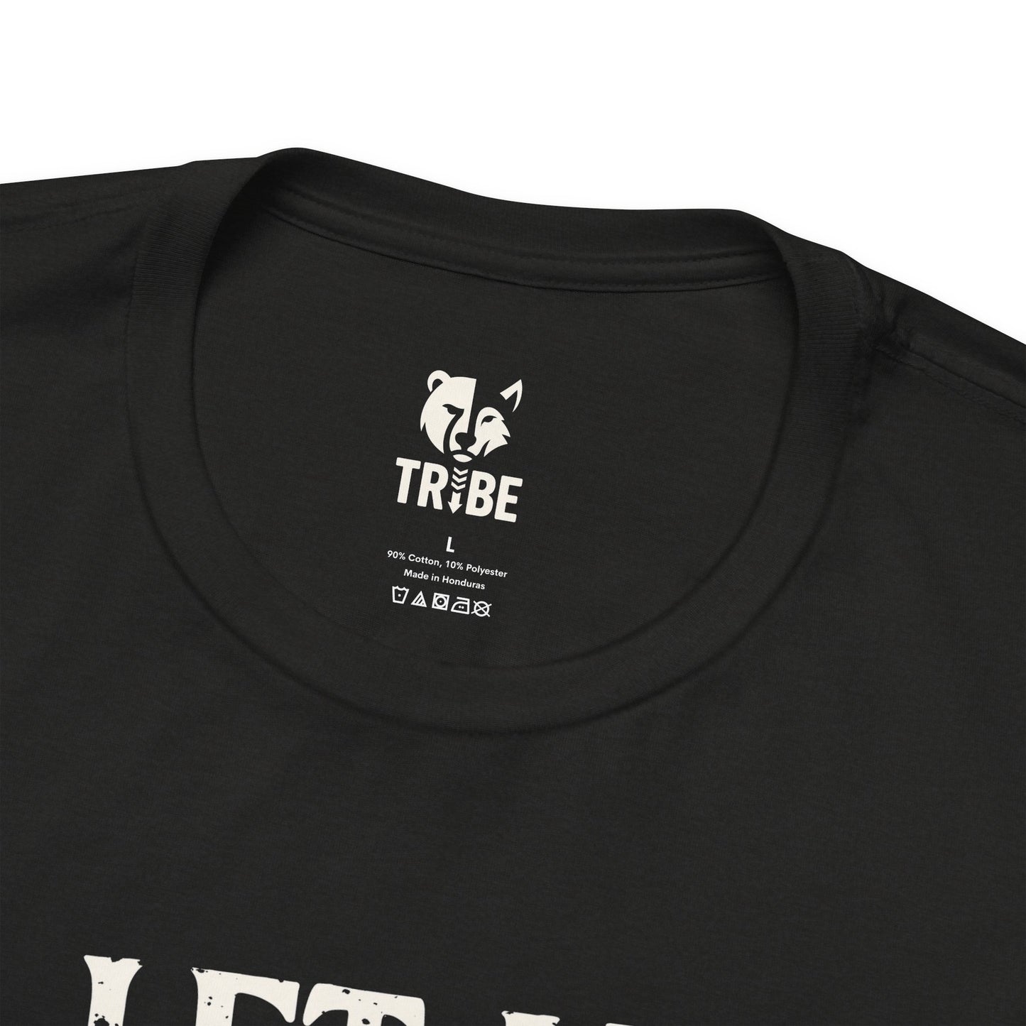 LET ALL THAT YOU DO Jersey Tee - Bone Design