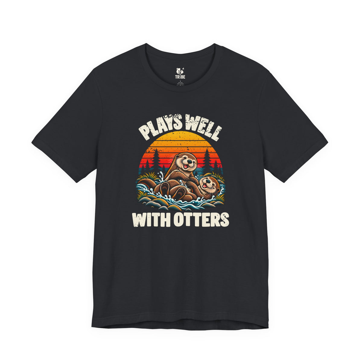 Plays Well with Otters Jersey Tee