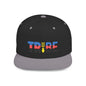 TRIBE Logo Flat Bill Snapback — Polyamory Pride Design