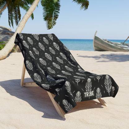 LIGHT AS A FEATHER Beach Towel - Onyx