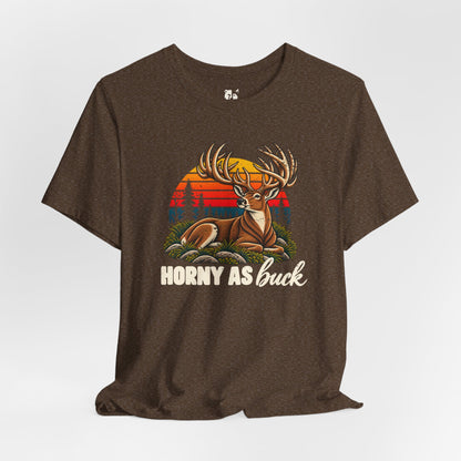 Horny As Buck Jersey Tee