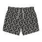 LEOPARD Imprinted 5-6" Inseam Swim Trunks - Onyx