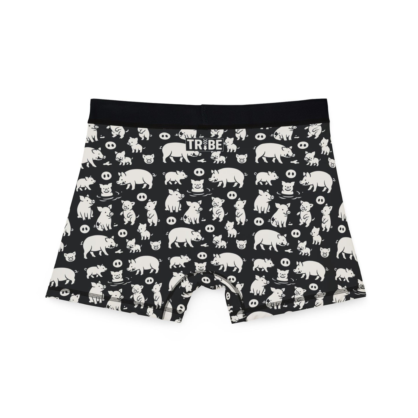 LITTLE PIGGY Men's Boxer Briefs - Onyx