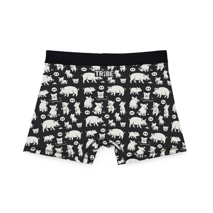 LITTLE PIGGY Men's Boxer Briefs - Onyx