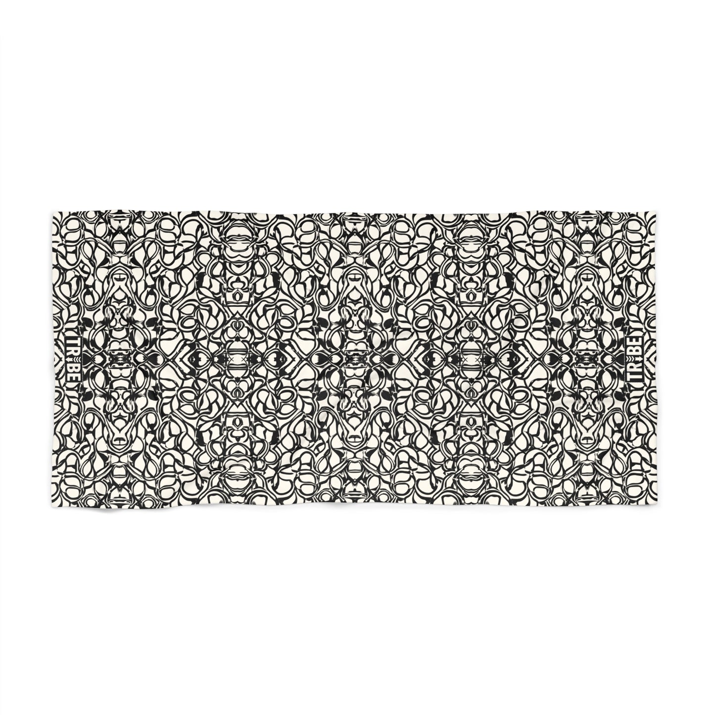 SCRIBBLES Beach Towel - Bone
