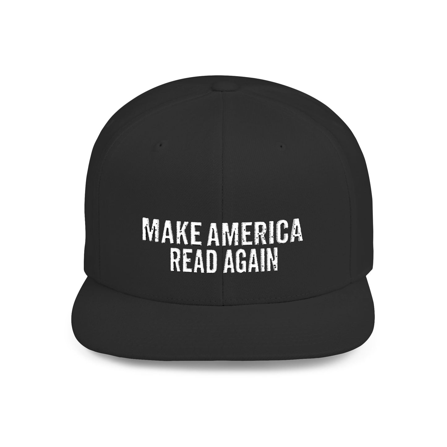 MARA Flat Bill Snapback — Bone Design