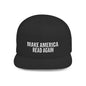 MARA Flat Bill Snapback — Bone Design
