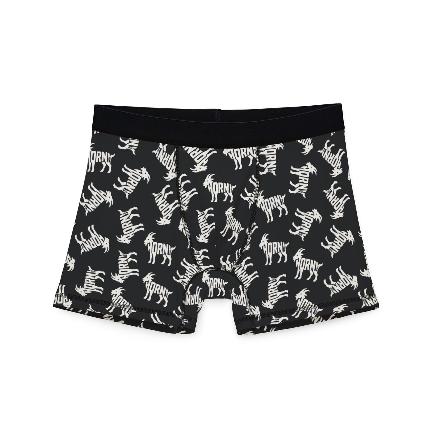 HORNY GOAT Men's Boxer Briefs - Onyx