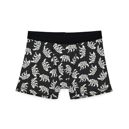 FERAL BEAR Men's Boxer Briefs - Onyx
