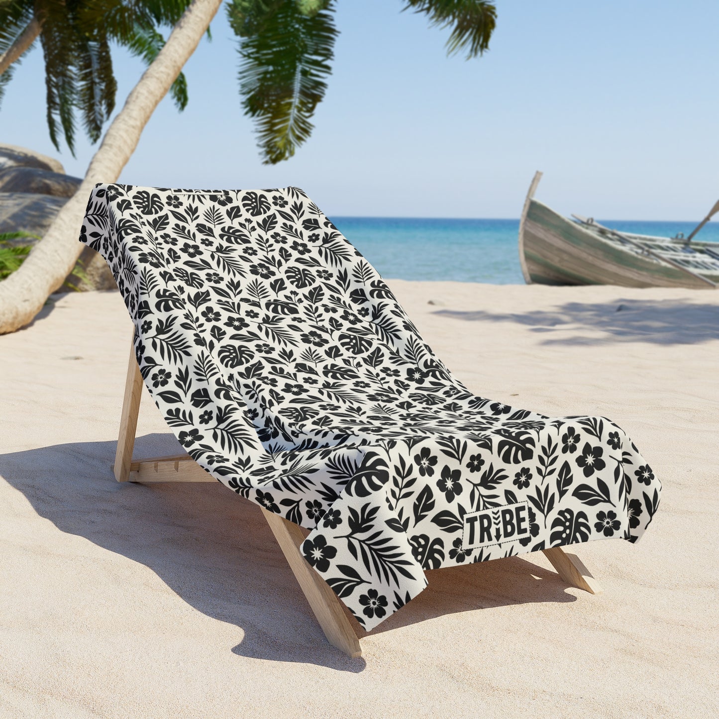 PARADISE Beach Towel - Bone