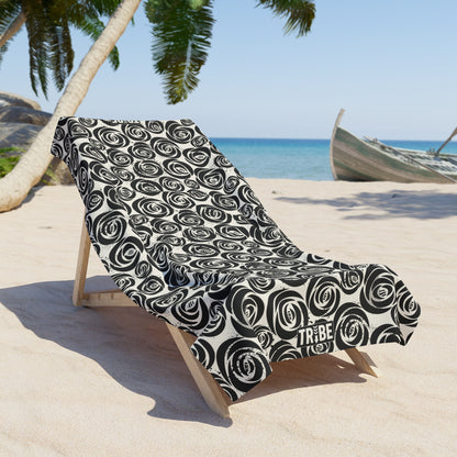 ROSEBUD Beach Towel - Onyx