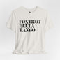 FOXTROT DELTA TANGO Jersey Tee - Onyx Design
