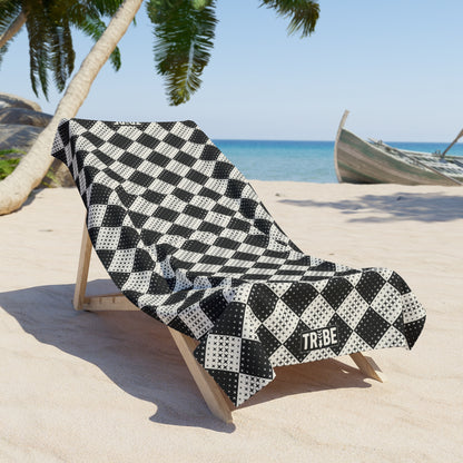 CHECKMATE Beach Towel - Onyx & Bone