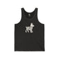 PUP Jersey Tank - Bone Silhouette Design