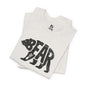 BEAR Jersey Tee - Onyx Silhouette Design