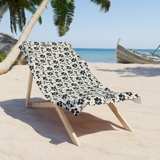 PAWFECT PUP Beach Towel - Bone