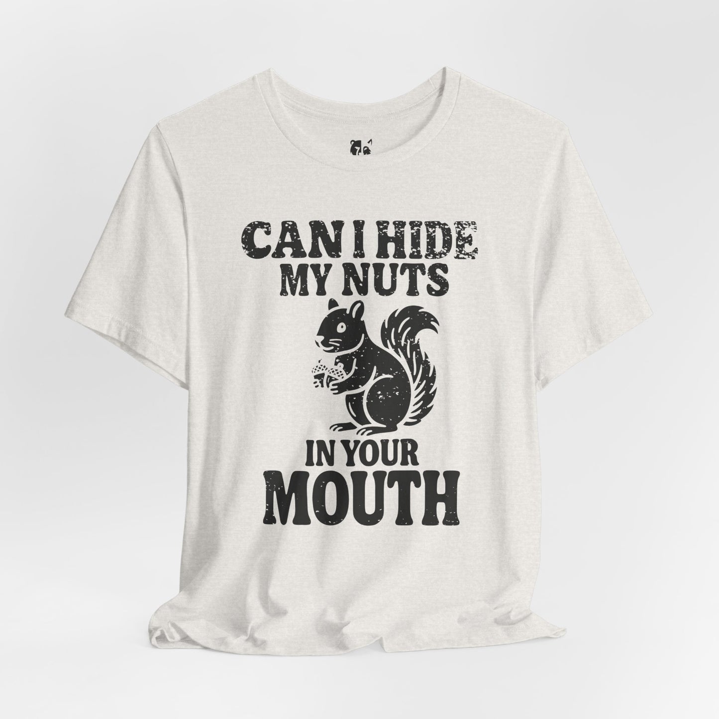 HIDE MY NUTS Jersey Tee - Onyx Design