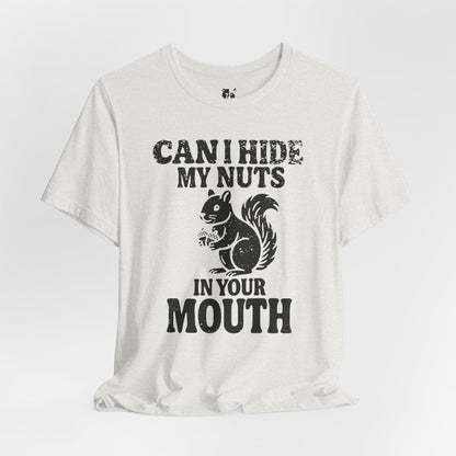 HIDE MY NUTS Jersey Tee - Onyx Design