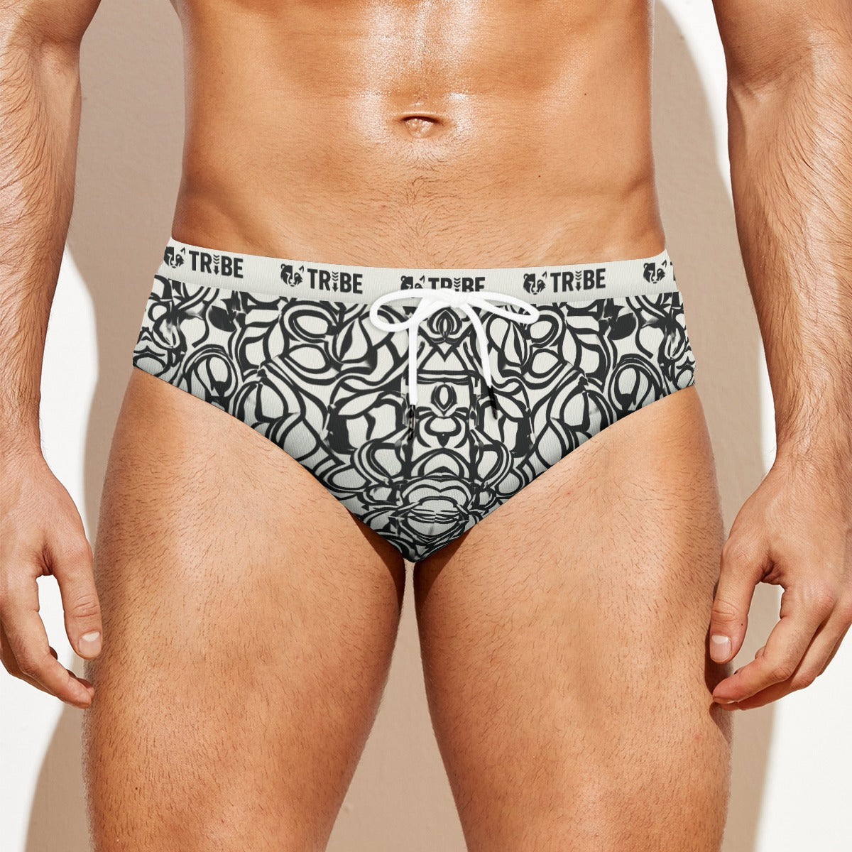 SCRIBBLES Men's Speedo - Bone