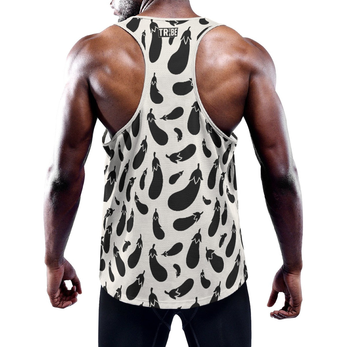 AUBERGINE Men's Muscle Tank - Bone