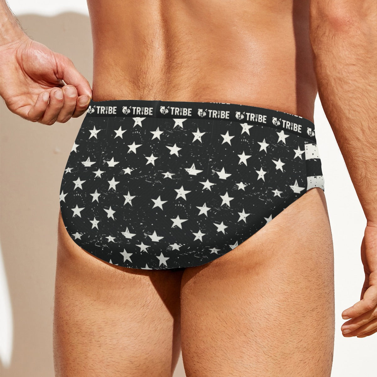 BARS-N-STARS Men's Speedo - Onyx & Bone