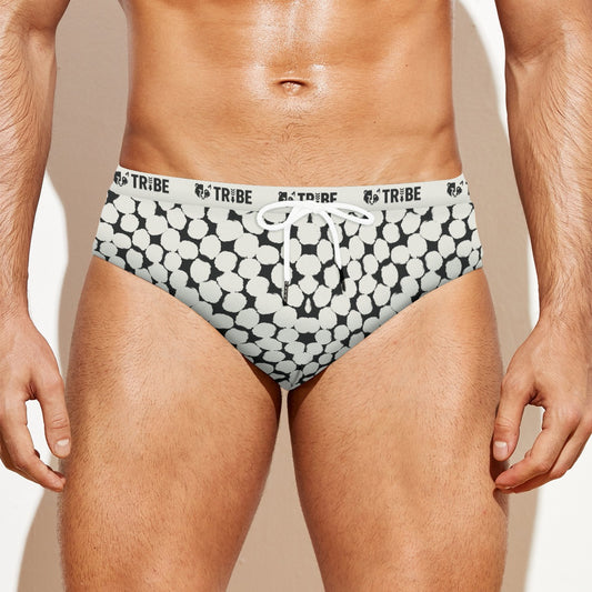 SPOT ME BRO Men's Speedo - Bone