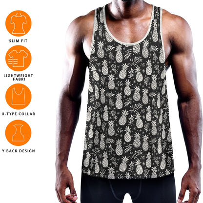 PINEAPPLE SPLASH Men's Muscle Tank - Onyx