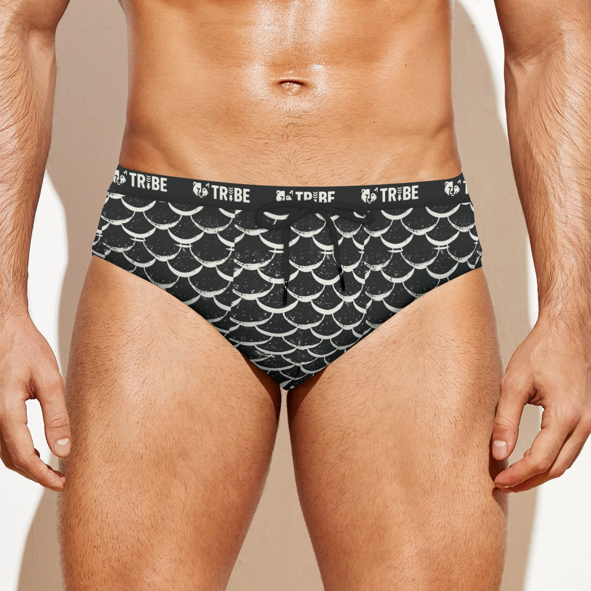 FISH FISH BISH Men's Speedo - Onyx