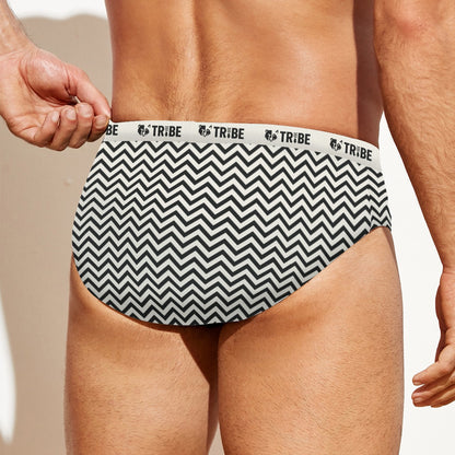ZIGZAG Men's Speedo - Bone