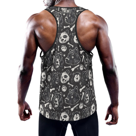 BEAR BONES Men's Muscle Tank - Onyx