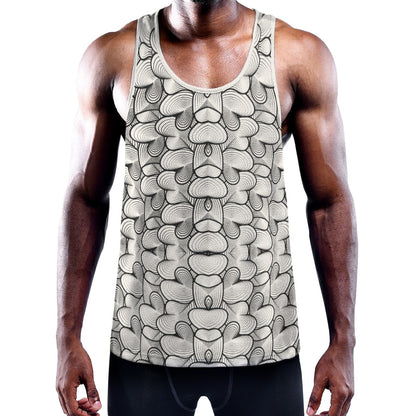 HEART-ON Men's Muscle Tank - Bone