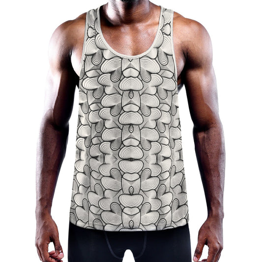 HEART-ON Men's Muscle Tank - Bone