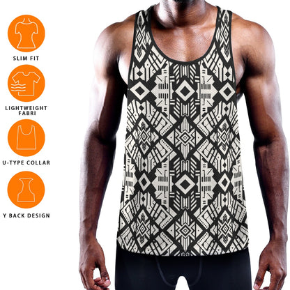 TUHÁLEN Men's Muscle Tank - Onyx