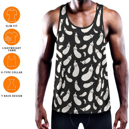 AUBERGINE Men's Muscle Tank - Onyx