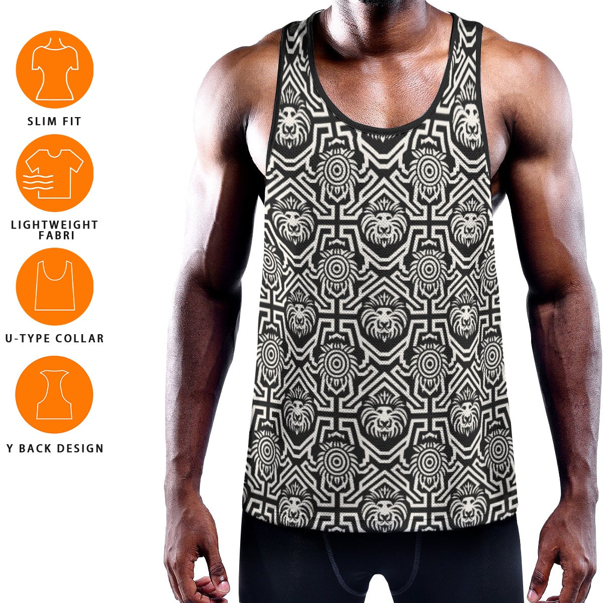 ROAR Men's Muscle Tank - Onyx