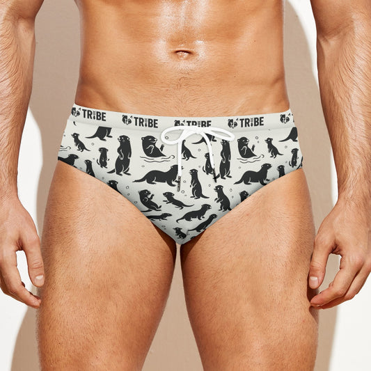 OTTERLY ADORABLE Men's Speedo - Bone