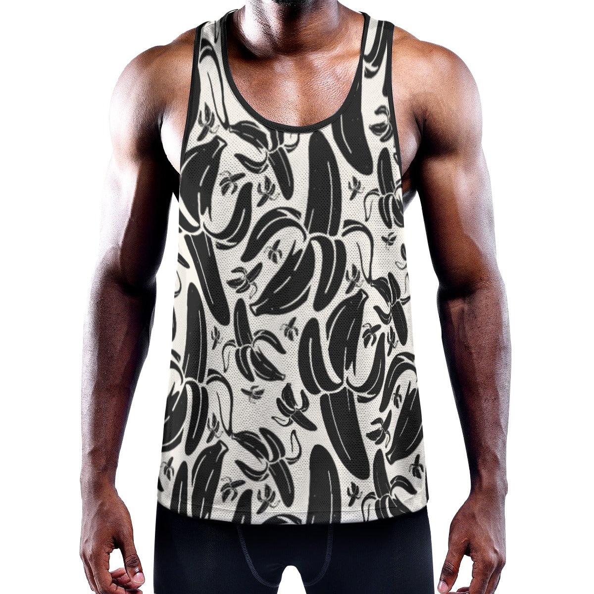 SHIT IS BANANAS Men's Muscle Tank Top - Bone