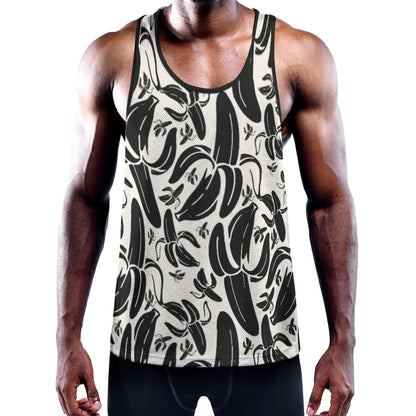 SHIT IS BANANAS Men's Muscle Tank Top - Bone