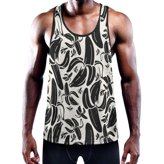 SHIT IS BANANAS Men's Muscle Tank Top - Bone