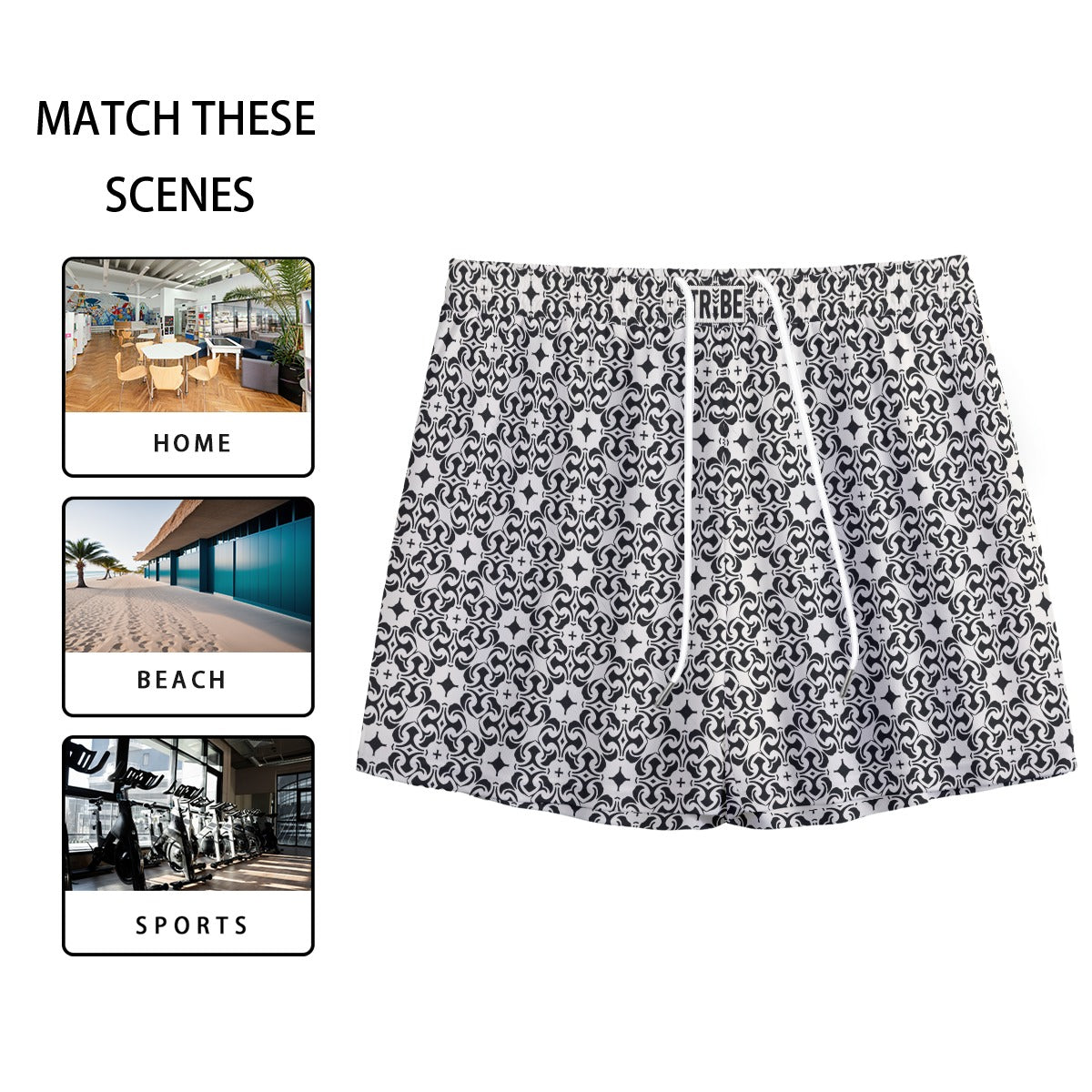PORTUGAY Men's Mesh Shorts - Bone