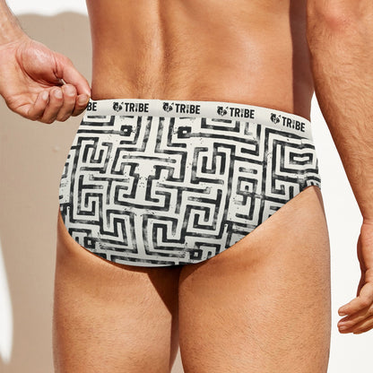 LABYRINTH Men's Speedo - Bone