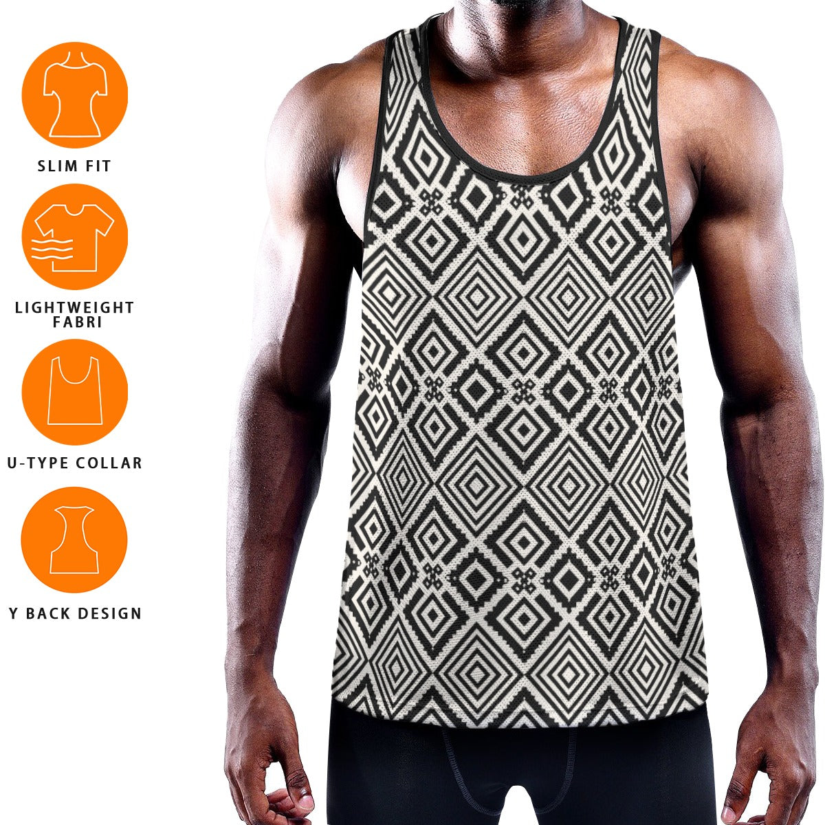 TESSERA Men's Muscle Tank - Onyx