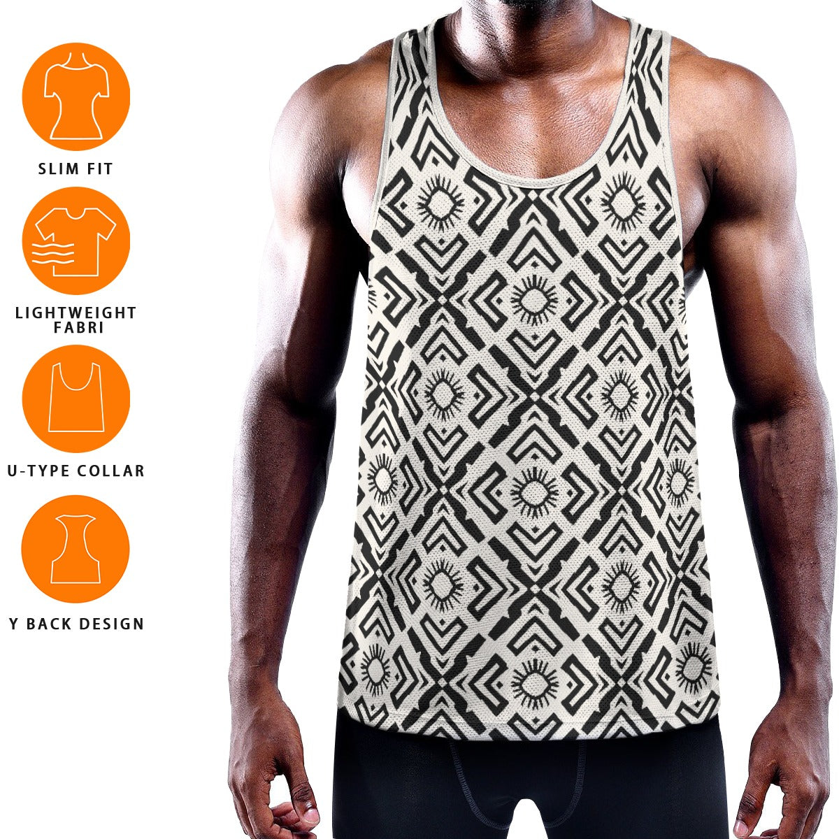 KINTAYA Men's Muscle Tank - Bone