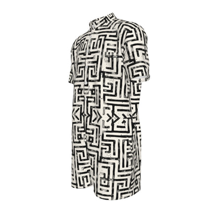 LABYRINTH Men's Romper - Bone