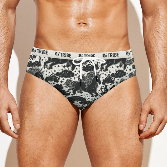 COSMIC UNICORN Men's Speedo - Bone