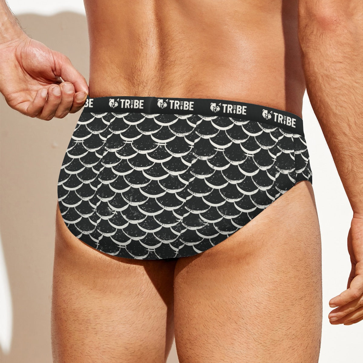 FISH FISH BISH Men's Speedo - Onyx