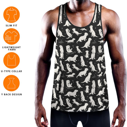 OTTERLY ADORABLE Men's Muscle Tank - Onyx